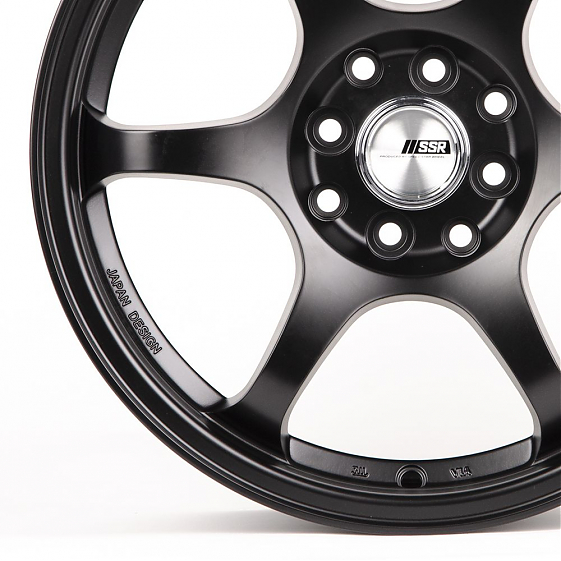 Литые диски 80467 SSR 1541-SL032 16 J7 ET40 4x100/4x114.3 73.1 чёрный матовый: Фото 2