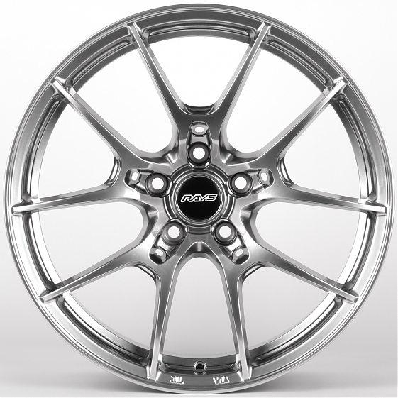Литые диски 82388 Rays IVF691 17 J7.5 ET35 5x114.3 73.1 серебро тёмное: Фото 1