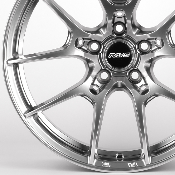 Литые диски 82388 Rays IVF691 17 J7.5 ET35 5x114.3 73.1 серебро тёмное: Фото 2