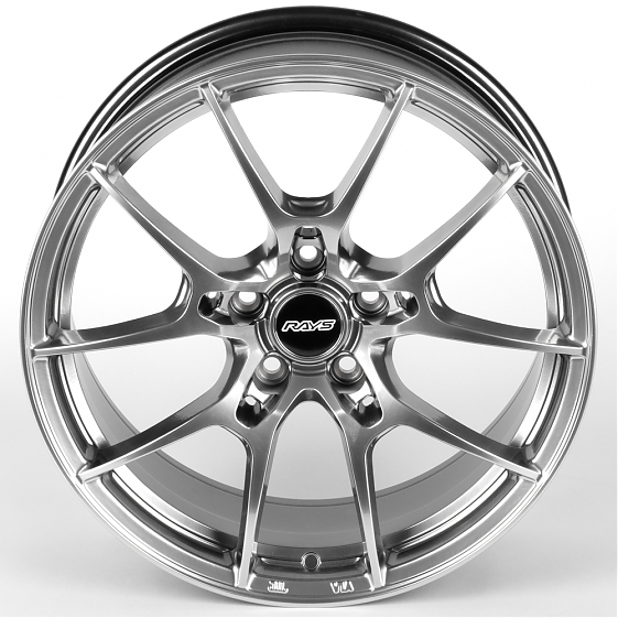 Литые диски 82388 Rays IVF691 17 J7.5 ET35 5x114.3 73.1 серебро тёмное: Фото 3