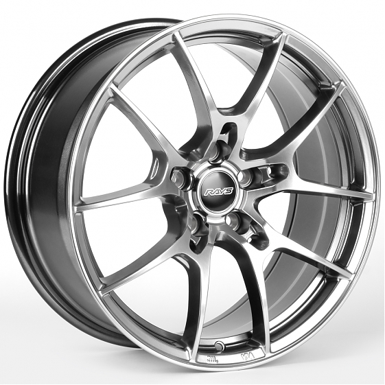 Литые диски 82388 Rays IVF691 17 J7.5 ET35 5x114.3 73.1 серебро тёмное: Фото 4