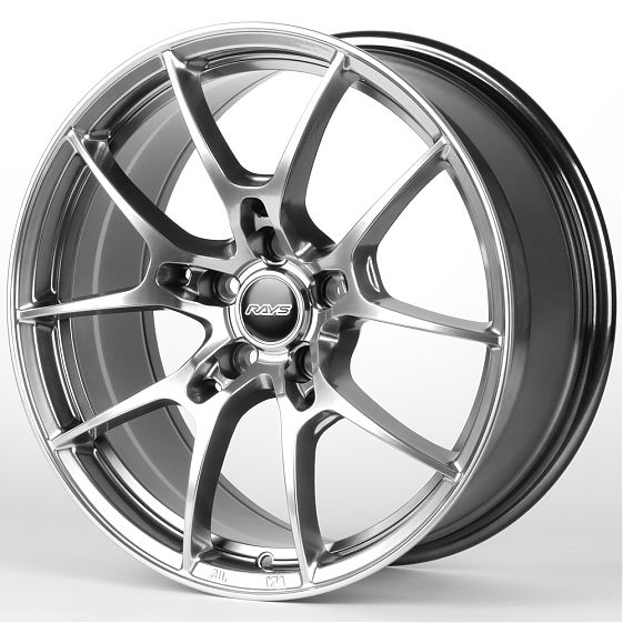 Литые диски 82388 Rays IVF691 17 J7.5 ET35 5x114.3 73.1 серебро тёмное: Фото 5