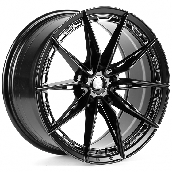 Литые диски 82640 R1 DX731 18 J8.5 ET35 5x114.3 73.1 чёрный матовый: Фото 4
