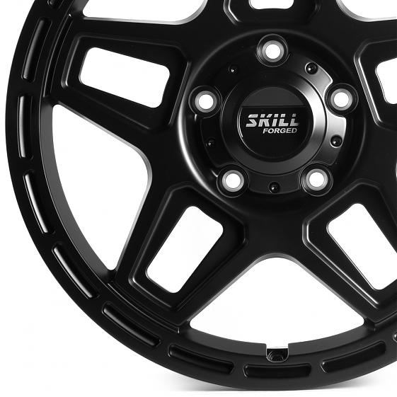 Кованые диски H240603N SKILL SV571-SB563 20 J9 ET45 5x150 110.1 чёрный матовый: Фото 2