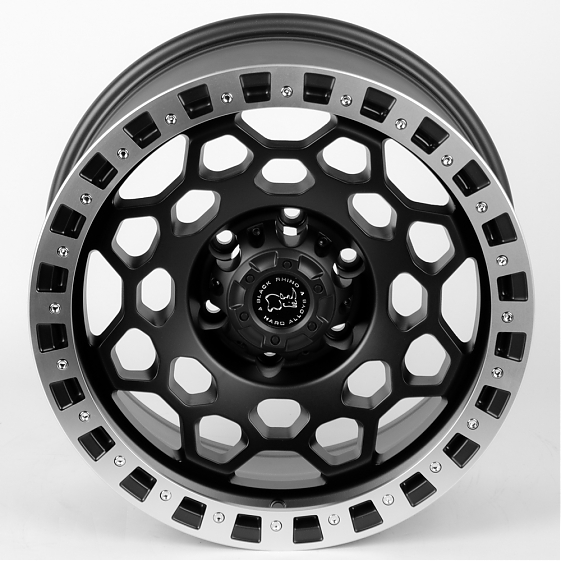 Литые диски 80440 Black Rhino JT240-7-SB386 17 J8.5 ET0 6x139.7 110.1 чёрный + хромированный обод: Фото 3