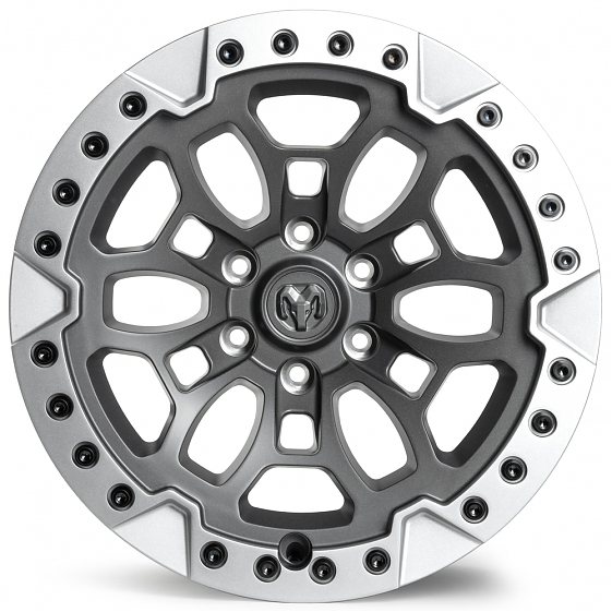 Кованые диски H240311N SKILL SV309-SB420 20 J10 ET0 6x139.7 77.8 графит + серебряный обод: Фото 1