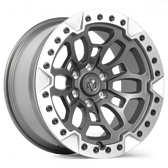Кованые диски H240311N SKILL SV309-SB420 20 J10 ET0 6x139.7 77.8 графит + серебряный обод: Фото 2