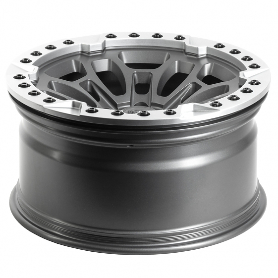 Кованые диски H240311N SKILL SV309-SB420 20 J10 ET0 6x139.7 77.8 графит + серебряный обод: Фото 4