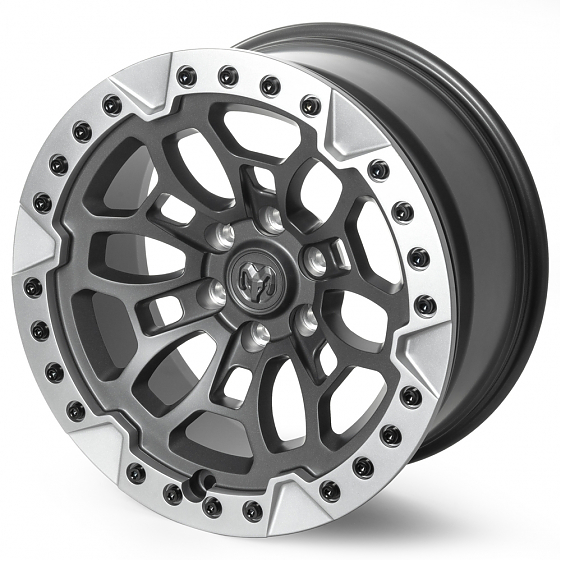 Кованые диски H240311N SKILL SV309-SB420 20 J10 ET0 6x139.7 77.8 графит + серебряный обод: Фото 7
