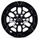 Кованые диски H260114V SKILL SV145-CS412 20 J9 ET19 6x139.7 77.8 чёрный глянцевый