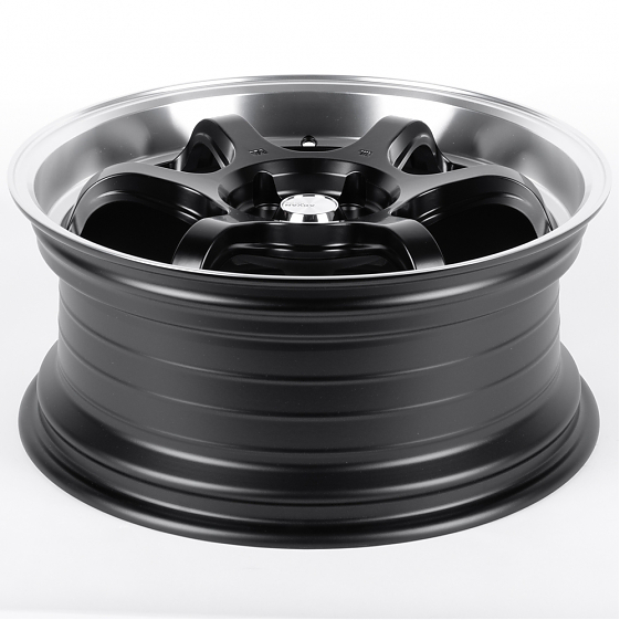 Литые диски 82252 Advan FC006-SF069 18 J8 ET38 5x108 73.1 чёрный матовый + полированный обод: Фото 7