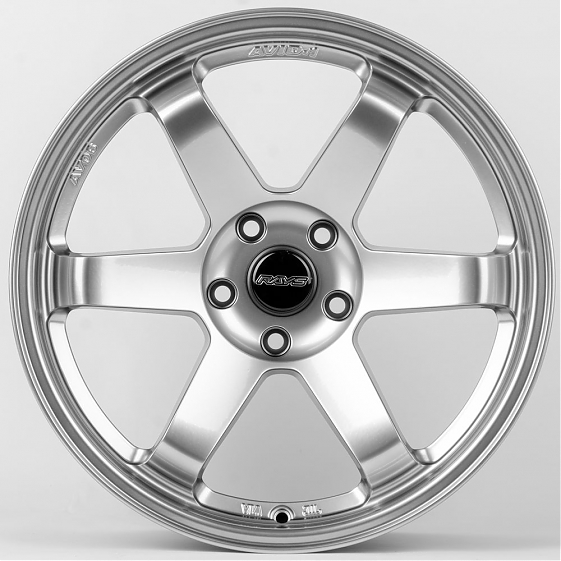 Литые диски 80586 Rays E500-SL054 18 J9.5 ET24 5x114.3 73.1 серебро тёмное: Фото 1