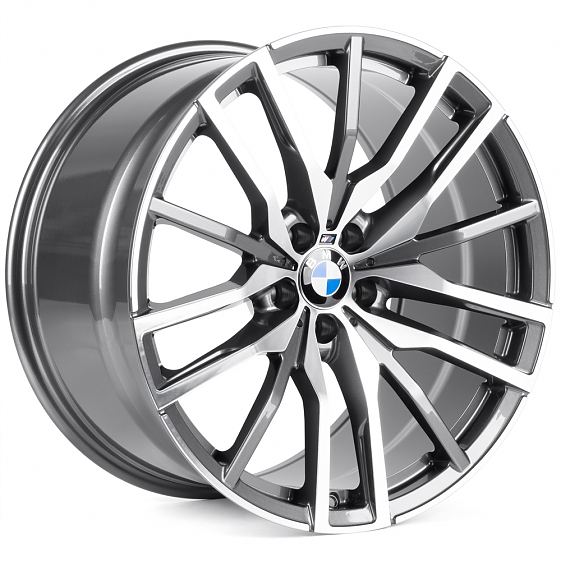 Кованые диски 0923-39G PTRACING FG476X-SK350 20 J10 ET40 5x112 66.56 графит + полированные спицы: Фото 4