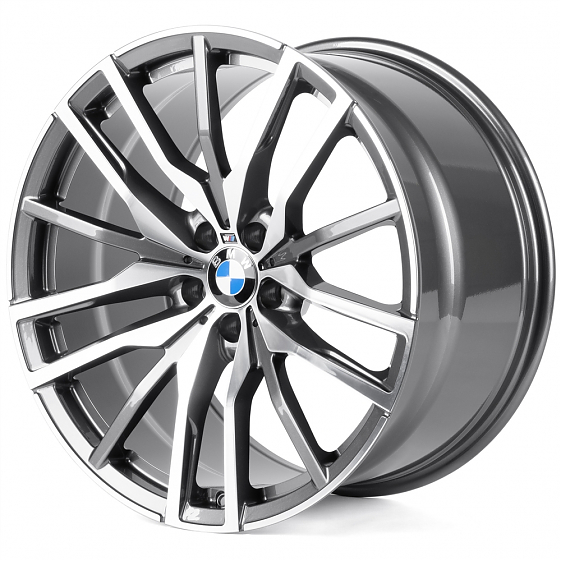 Кованые диски 0923-39G PTRACING FG476X-SK350 20 J10 ET40 5x112 66.56 графит + полированные спицы: Фото 5