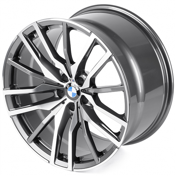 Кованые диски 0923-39G PTRACING FG476X-SK350 20 J10 ET40 5x112 66.56 графит + полированные спицы: Фото 6