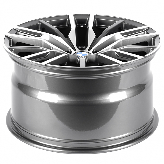 Кованые диски 0923-39G PTRACING FG476X-SK350 20 J10 ET40 5x112 66.56 графит + полированные спицы: Фото 7