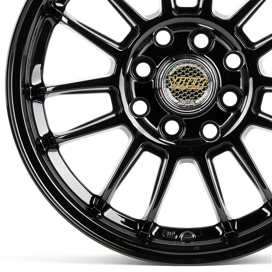 Литые диски 81264 Rays 14033-SK154 14 J6 ET35 4x100/4x114.3 73.1 чёрный глянцевый: Фото 2