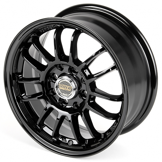 Литые диски 81264 Rays 14033-SK154 14 J6 ET35 4x100/4x114.3 73.1 чёрный глянцевый: Фото 6