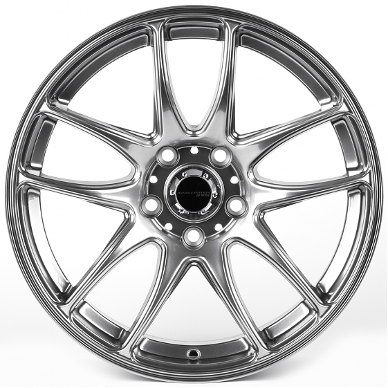 Литые диски 82500 Work 177140 17 J8 ET35 5x114.3 73.1 серебро тёмное: Фото 1