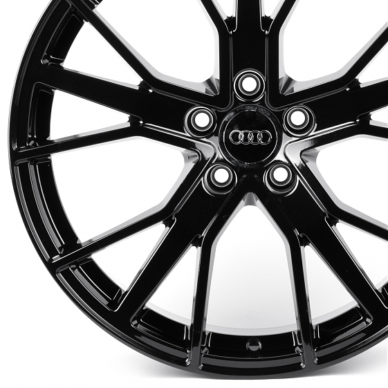 Литые диски 82537 Audi F9762 19 J8.5 ET30 5x112 66.45 чёрный глянцевый: Фото 2