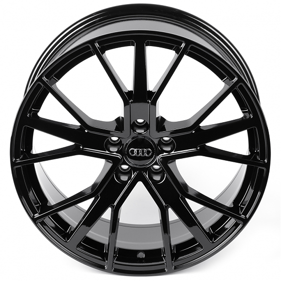 Литые диски 82537 Audi F9762 19 J8.5 ET30 5x112 66.45 чёрный глянцевый: Фото 3
