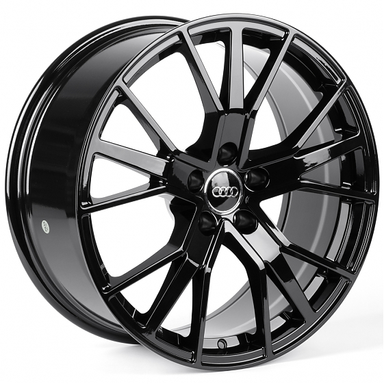 Литые диски 82537 Audi F9762 19 J8.5 ET30 5x112 66.45 чёрный глянцевый: Фото 4