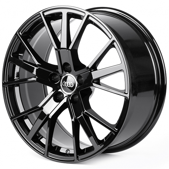 Литые диски 82537 Audi F9762 19 J8.5 ET30 5x112 66.45 чёрный глянцевый: Фото 5