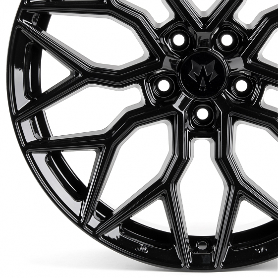 Литые диски 80987 Vossen FG454-23945-10 19 J8.5 ET35 5x112 66.6 черный глянец: Фото 2
