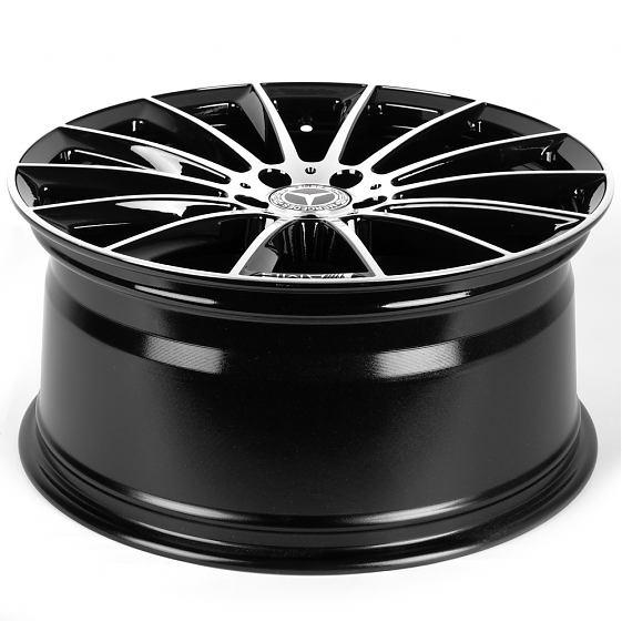 Литые диски 81849 Mercedes-Benz IVF-3061-CT525 20 J9.5 ET43 5x112 66.5 чёрный глянцевый + полированн: Фото 7