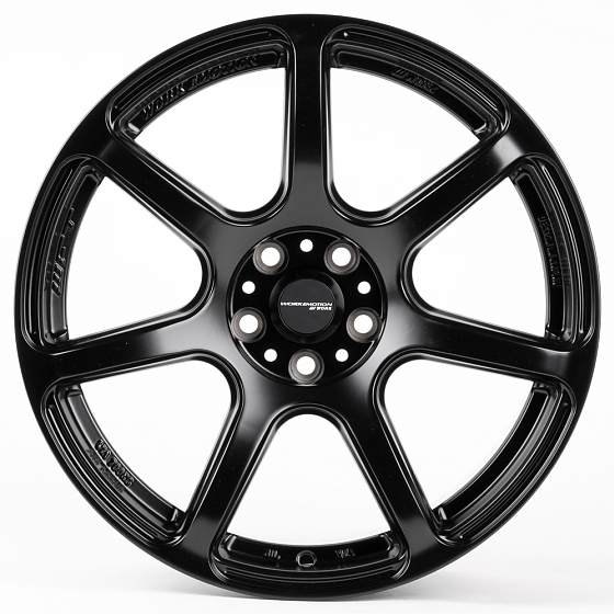 Литые диски 81027 Work SK155-23648-147 17 J8 ET35 5x100 73.1 чёрный матовый: Фото 1