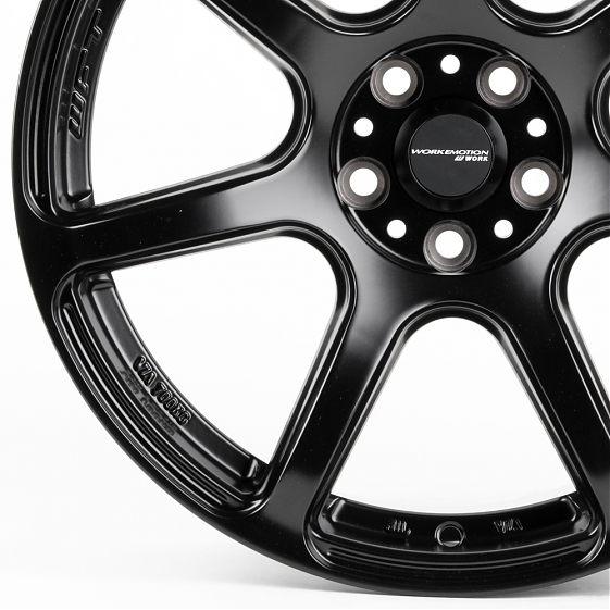 Литые диски 81027 Work SK155-23648-147 17 J8 ET35 5x100 73.1 чёрный матовый: Фото 2