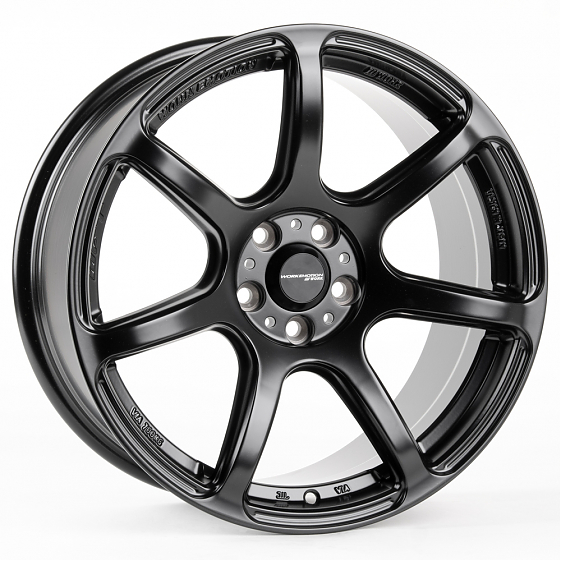 Литые диски 81027 Work SK155-23648-147 17 J8 ET35 5x100 73.1 чёрный матовый: Фото 6