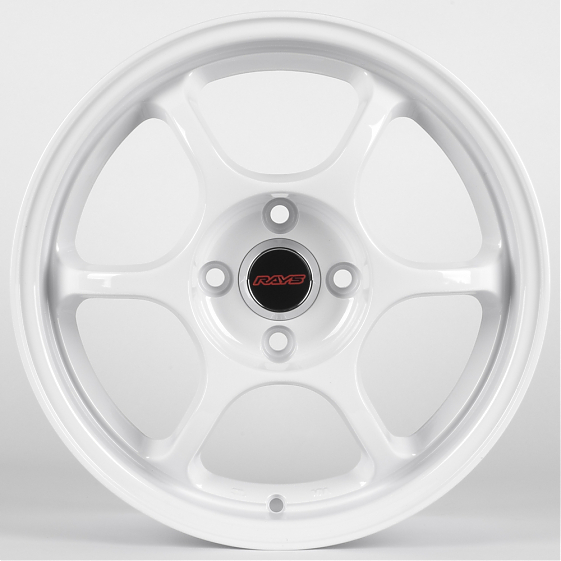 Литые диски 81579 Rays 1591-CT456 15 J6.5 ET38 4x100 56.1 белый: Фото 1
