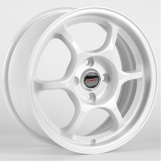 Литые диски 81579 Rays 1591-CT456 15 J6.5 ET38 4x100 56.1 белый: Фото 4