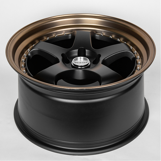Литые диски 80280 Work JS1091-DS194 18 J9.5 ET22 5x114.3 73.1 чёрный + бронзовый обод: Фото 7