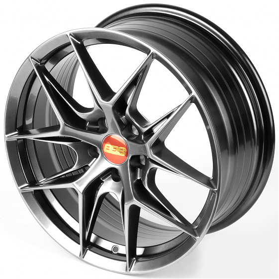 Литые диски 82486 BBS XF016 17 J7.5 ET35 5x112 66.45 серебро тёмное: Фото 6